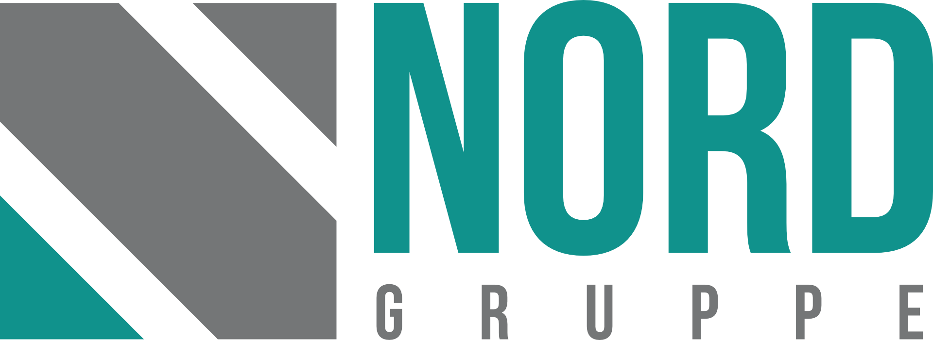 Logo der NORD Gruppe, bestehend aus stilisierten grafischen Elementen und dem Schriftzug "NORD GRUPPE".
